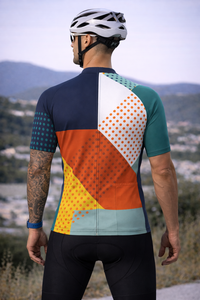 Maillot de cyclisme pour hommes de haute qualité, design tendance, logos d'équipe personnalisés par sublimation, uniforme de cyclisme sans couture - Product Image 2