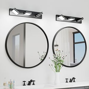 Lampada da Bagno Moderna a LED Cromata, Applique Minimalista a 3 Luci, Efficiente dal Punto di Vista Energetico e Facile da Installare - Product Image 1