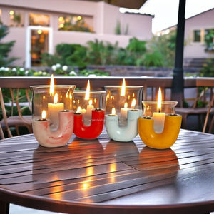 Portavelas de Resina Epoxi, Diseño Único, Elegante Portavelas Decorativo de Resina, Portavelas de Resina Ecológico para Pascua - Product Image 1