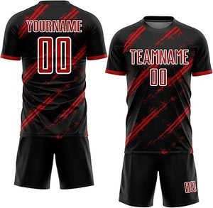 Uniforme de Fútbol de Último Diseño 100% Poliéster, Nuevo Estilo, Profesional para Adultos, Calidad Premium, Color Personalizado, Secado Rápido, Logotipo Personalizado - Product Image 1