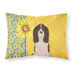 Taie d'oreiller décorative de tournesols d'été Léger Super Doux Entretien facile pour les salons Chambres à coucher pour Springer anglais - Product Image 1
