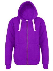 Sweat à capuche zippé double couche pour homme, coupe classique, couleur unie, style décontracté, 100 % coton, tendance 2026 - Product Image 1