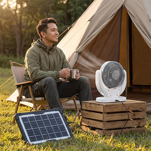 Ventilador Solar Eléctrico Recargable Portátil de Alta Calidad al Mejor Precio al por Mayor para el Hogar - Product Image 4