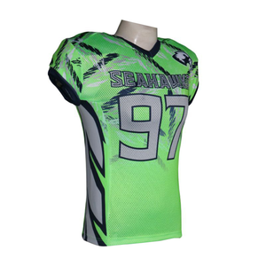 Breathable American Football Jersey Full Sublimation Air Mesh Team Uniform High Quality American Football Jersey Custom Teamwear - Product Image 4