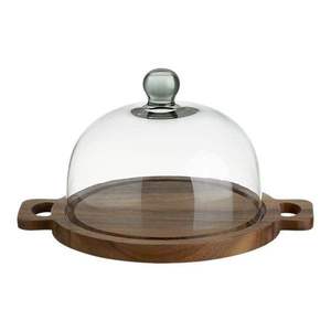 <b>Dome</b> with wooden base <b>cake</b> <b>dome</b> cloche <b>cake</b> cover <b>glass</b> cloche food cover <b>dome</b> dessert display <b>dome</b> bakery display <b>dome</b> - Product Image 5