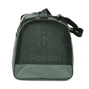 Sacs de sport imperméables personnalisés avec logo, fabriqués au Pakistan, en nylon de qualité supérieure, avec fermeture éclair, pour la gym, en vente. - Product Image 3