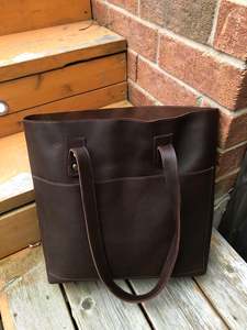 Sacs à main pour femmes en cuir véritable, grande capacité, portables, imperméables, de luxe, fermeture ouverte pour les voyages LTB-0267 - Product Image 3