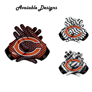 High Quality Professional Custom Design American Football Receiver Gloves Full Palm Protection Lightweight Football Gloves - Product Image 1