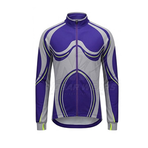 Lightweight <b>Cycling</b> <b>Jacket</b> With Full Zip Closure Wind Resistant Fabric Breathable Side Panels <b>Reflective</b> Details And Active Fit - Product Image 2