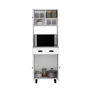 Naomi Kitchen White Pantry Solución de almacenamiento de cocina con estilo - Product Image 4