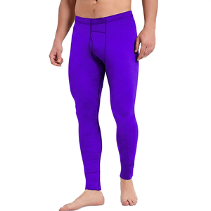 Leggings Deportivos Largos para Hombre, Talla Estadounidense, 90% Poliéster, 10% Elastano, Logotipo Personalizado, Ropa Deportiva, Pantalones de Correr, Cintura Elástica, Transpirables - Product Image 3