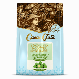 Factory Bulk Selling Compound Chocolate for Decorate Cakes Green Tea Chocolate Crispy Balls Cocoa HALAL OEM/ODM Hot Good Price - Product Image 1