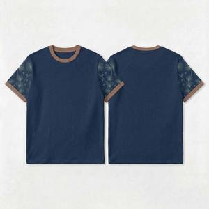 Camiseta Deportiva de Corte Atlético para Hombre, Manga Corta, Transpirable, de Algodón y Elastano, Color Sólido, Estilo Deportivo Básico, Camisetas para Hombre - Product Image 6