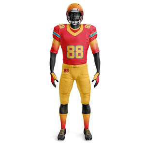 Uniformes Deportivos de Malla Sublimados Personalizados 2026, Nuevo Estilo, Elásticos y Transpirables, de Poliéster/Spandex, para Fútbol Americano - Product Image 2