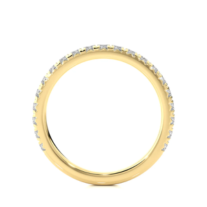 Bague en or rose 14 carats avec diamant naturel de 0,73 carat, couleur G, clarté VS1, taille 5, avec un magnifique diamant serti - Product Image 4
