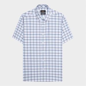 Camisas de Vestir Bordadas a Rayas 100% Algodón para Hombre Aristino, Estilo de Trabajo, Secado Rápido, Transpirables, Manga Corta - Product Image 3