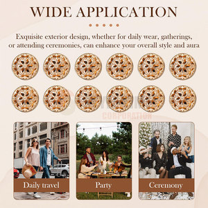 Premium Durable Design With Smooth Surface And Precise Craftsmanship For Custom Clothing Applications Steel <b>Buttons</b> - Product Image 5