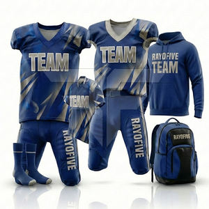 Conjunto Deportivo Personalizado para Clubes y Equipos de Fútbol Americano, Uniformes Económicos con Transferencia Térmica, Pantalones Cortos Transpirables 100% - Product Image 2
