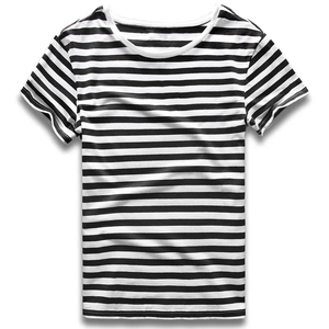 T-shirts noirs personnalisés pour hommes, manches courtes, col rond, 100 % coton peigné, logo frontal, style formel, coupe ample, anti-boulochage, 230 g - Product Image 2