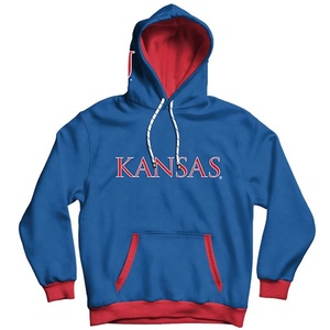 เสื้อสเวตเชิ้ตมหาวิทยาลัยสำหรับผู้หญิง สีขาวม่วง ลาย Wildcats มีฮู้ด แขนยาว ผ้าถัก ผ้าฝ้าย ใส่ได้ในฤดูใบไม้ร่วง มีกระเป๋าพิมพ์ลายด้านหน้า - Product Image 6