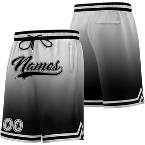 Shorts de basketball personnalisés pour hommes, sublimés, en toile unie, décontractés, à séchage rapide, avec cordon de serrage, respirants, style sportif, poches avant avec logo - Product Image 4