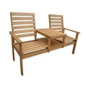 Outdoor Furniture Customized Wooden Bench Waterproof Modern Garden Seats from Nghia Son Company