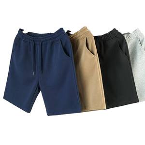 Pantalones Cortos Casuales de Algodón para Hombre, Tela Gruesa de 250g, Estilo Urbano de Verano, Deportivos, de Secado Rápido y Transpirables - Product Image 2