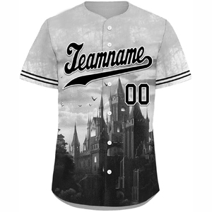 Maillot de baseball par sublimation, vêtement de sport haut de gamme avec impression intégrale et coupe confortable - Product Image 3