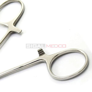 Pinzas para Mosquitos Rectas de 4.92 Pulgadas, Acero Inoxidable Alemán de Alta Calidad, Reutilizables, Instrumentos Médicos Manuales, Quirúrgicos y Dentales - Product Image 3