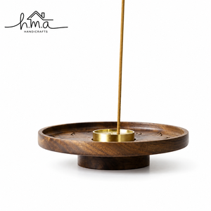 ที่วางธูปทองเหลืองทรงเกลียวขัดเงา สีทอง ดีไซน์เรียบง่าย ตกแต่งบ้าน - Product Image 3