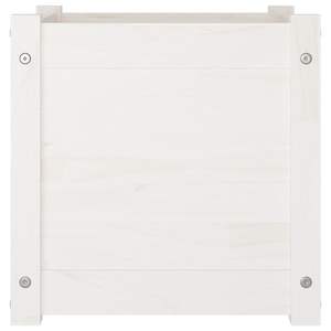 กระถางต้นไม้ไม้สนสีขาวล้วน 15.7 x 15.7 x 15.7 นิ้ว สำหรับปลูกดอกไม้และต้นไม้ - Product Image 4