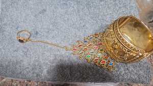 Brazalete de Alambre de Latón Hecho a Mano, Multicapa, Ajustable, Estilo Étnico Tribal, Joyería de Moda para Exportación - Product Image 4