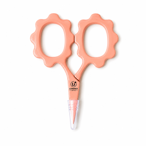 Ciseaux de broderie Putford blancs, petits, mini, bicolores, circulaires, mignons, avec lame en acier inoxydable et manche en plastique, pour droitiers - Product Image 4