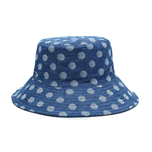 Chapeau Bob Personnalisé en Jean Imprimé à Carreaux, Toutes Saisons, Unisexe Adulte, Idéal Sport, Voyage, Coupe-Vent, Usage Quotidien – Vente en Gros - Product Image 1