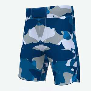 Shorts de MMA personnalisés avec logo OEM, légers, extensibles, en polyester et élasthanne, confortables pour l'entraînement au combat - Product Image 3