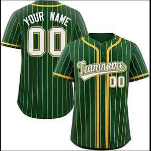 Conjunto de Uniforme de Béisbol Personalizado para Adultos, Camiseta de Béisbol Transpirable, 100% Poliéster, Manga Corta, Logotipo Frontal - Product Image 6