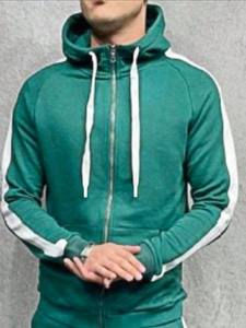 Chándal Deportivo con Capucha para Hombre, Personalizado, de Invierno, Color Sólido, Informal, Transpirable, Ligero, 100% Algodón, Talla Adulto - Product Image 5