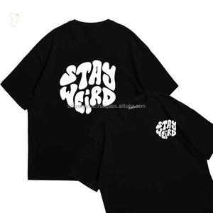 100% algodón personalizado Puff impreso camisetas para hombres Streetwear moda OEM - Product Image 1