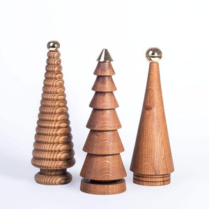 Árbol de Navidad de Madera Natural Sólida Hecho a Mano, Diseño Moderno, Personalizable, para Decoración Festiva de Mesa, a Buen Precio - Product Image 4