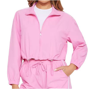 Conjunto Deportivo Personalizado 2026 para Mujer, Dos Piezas de Algodón Sólido, con Pantalones Cortos y Chaqueta Cortavientos con Cierre, Ecológico y de Secado Rápido para Hombre - Product Image 6