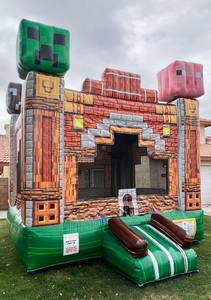 Vente flash - Château gonflable sur le thème de <span class=keywords><strong>Minecraft</strong></span> - Bouncer personnalisé pour location de fête - Product Image 2