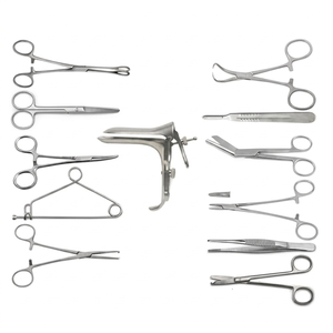 Instruments de chirurgie gynécologique pour l'épisiotomie, ensemble de 10 pièces certifié ISO - Product Image 1
