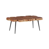 Table basse en bois et époxy, design moderne, bord naturel, écologique, durable, personnalisable, meubles de salon