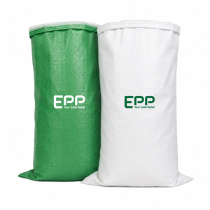 Sac tissé en polypropylène blanc sur mesure de 25/50/100 kg pour céréales, riz, farine et aliments pour animaux, fabriqué au Vietnam - Product Image 1