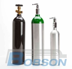 Bouteille d'oxygène médicale en aluminium haute pression 1000 ml 2216 psi - Product Image 2
