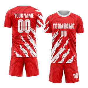 ชุดฟุตบอลแบบซับลิเมชั่นแห้งเร็ว ระบายอากาศได้ดี ดีไซน์ยอดเยี่ยมประจำปี 2026 ผลิตจากโพลีเอสเตอร์ 100% รับผลิตชุดทีมตามสั่ง - Product Image 3