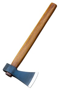 ขวานตัดไม้ใบมีดเหล็กตีขึ้นรูป ด้ามไม้ ขนาด 4 นิ้ว สำหรับตัดต้นไม้ - Product Image 2