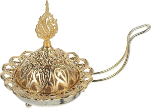 Brûleur d'encens Bakhoor de qualité supérieure, écologique, de style arabe, conçu pour la fragrance d'oud, usage religieux et spirituel, décoration d'intérieur - Product Image 4