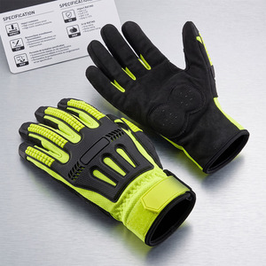 Guantes de Trabajo de Seguridad Industriales Reforzados de Cuero Sintético Tamaño XL Amara Duraderos con Origen en Pakistán - Product Image 5