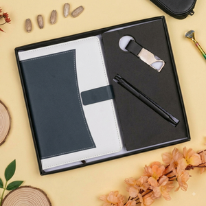 Aurelux RE037 Leatherette A5 Multicolor Diary <b>Notebook</b> Pen <b>Set</b> Premium Professional Office Use Custom Logo Corporate Gift - Product Image 1